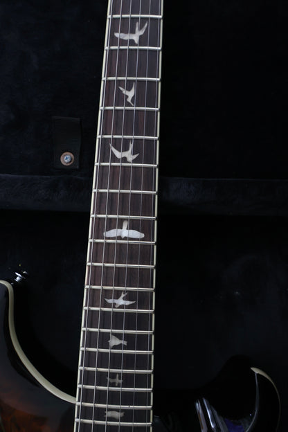 PRS Custom 22 SE Semi Hollow Quilt Black Gold Burst