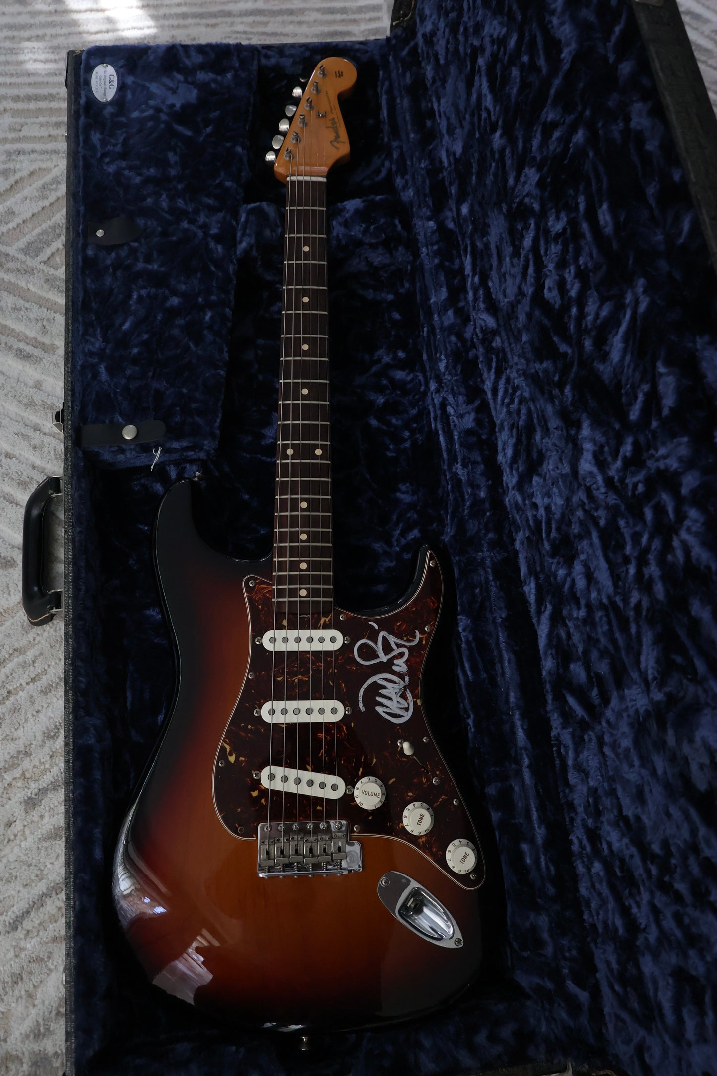 [Request for Price] Fender John Mayer Signature Guitar Signed Pickguard